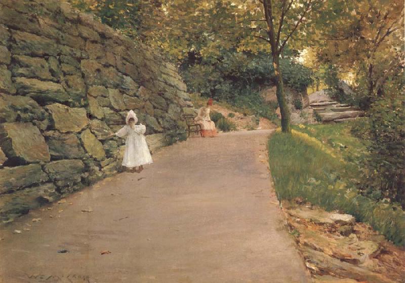 William Merrit Chase Im Park Ein Seitenweg oil painting image